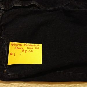 Gloria Vanderbilt jeans in black